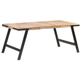 ZNTS Dining Table 180x90x76 cm Solid Mango Wood 288119