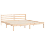 Bed Frame without Mattress Super King Size Solid Wood 3194196