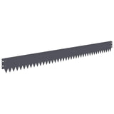 Lawn Edging 10 pcs 103 x 10 cm Steel Anthracite 8008428