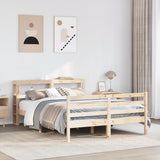Bed Frame without Mattress 160x200 cm Solid Wood Pine 3305830