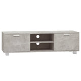 TV Cabinet Concrete Grey 140x40.5x35 cm Engineered Wood 342625