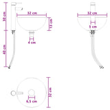 Bathroom Furniture Set 2 pcs Smoked Oak Engineered Wood 3404029