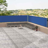 Retractable Side Awning Blue 117x1200 cm 318058