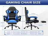 Video Game Chair for Adults, Computer Chair Gaming Chairs for Kids, Adjustable Lumbar Pillow 65451011