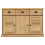 Sideboard with Drawers VIGO 113x40x75 cm Solid Wood Pine 353190