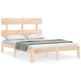 Bed Frame without Mattress 140x190 cm Solid Wood Pine 3193511
