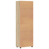 Highboard FLORIN Sonoma Oak 60 x 35 x 182 cm Engineered Wood 3397906