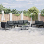 Garden Sofa Set Anthracite Steel 3378984