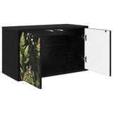 Wall-mounted TV Cabinet RHENEN 69 x 33 x 40 cm Black Oak 8007110