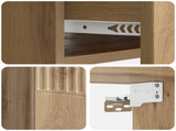 Wall-Mounted Bedside Cabinet 2 pcs Artisan Oak Engineered Wood 898974
