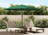 Garden Parasol with Aluminium Pole 270 cm Green 47304