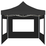 Professional Folding Party Tent with Walls Aluminium 3x3 m Anthracite 45488