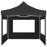 Professional Folding Party Tent with Walls Aluminium 3x3 m Anthracite 45488