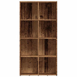 Book Cabinet Old Wood 66x30x130 cm Engineered Wood 855778