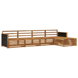 Outdoor Sofa Set 5 pcs Natural Solid Acacia Wood 3383222