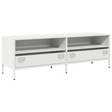 ZNTS TV Cabinet White 135x39x43.5 cm Cold-rolled Steel 851339