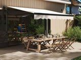 2.5 x 2m Electric Awning with Remote Controller, Aluminium Frame DIY Retractable Awning, UV30 Sun T3398P327949