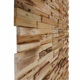 Wall Cladding Panels 10 pcs 1,03 m Recycled Teak Wood 326170