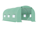 4.5m x 2m x 2m Walk-in Tunnel Greenhouse Garden Plant Growing House with Door and Ventilation T3398P325198