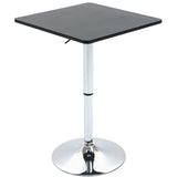 Modern Height Adjustable Counter Bar Table with 360&deg Swivel Tabletop and Electroplating Metal T3398P342992
