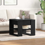 Coffee Table Black Oak 55.5 x 55 x 45 cm Engineered Wood 862730