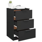 Bedside Cabinets 2 pcs Black 40x36x65 cm 811271