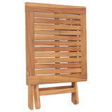 Folding Garden Table 45x45x45 cm Solid Teak Wood 48977