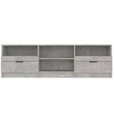 TV Cabinet Concrete Grey 150x33.5x45 cm Engineered Wood 811461