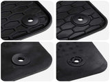 Car Mat 4 pcs Black suitable for Audi A4 B9 2015-2024 Rubber 42029081