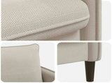 XL Armchair Oatmeal Velvet 42043543