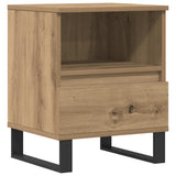 Bedside Cabinet Artisan Oak 40x35x50 cm Engineered Wood 857378