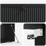 Wall-Mounted TV Cabinet Black 78.5 x 41 x 30 cm Engineered Wood 898006
