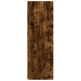 Corner Cabinet Smoked Oak 33x33x100 cm Engineered Wood 825828