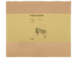 Table Cloth 5 pcs Rectangular Beige 140 x 160 cm Polyester 42040215