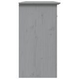 Sideboard BODO Grey 115x43x79.5 cm Solid Wood Pine 355067
