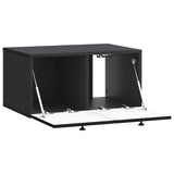 Wall-Mounted TV Cabinet Black 59.5 x 41 x 30 cm Engineered Wood 898166