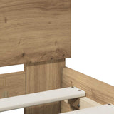 Bed Frame Artisan Oak 120 x 190 cm Engineered Wood 3446598