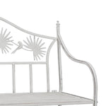 Garden Bench White 104 x 54 x 93cm Steel 42008114