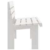 Garden Bench White Polypropylene 2-seater Durable Garden Bench 4009379
