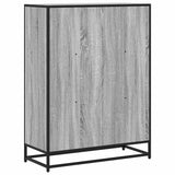 Book Cabinet Grey Sonoma 80.5x35x107.5 cm Engineered Wood 849122
