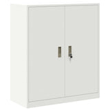 Storage Cabinet White 90 x 40 x 105 cm Steel 891651