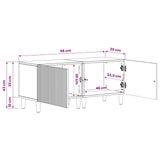 TV Cabinet Grey Sonoma Engineered Wood 896681