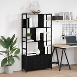 Bookshelf Black Oak 80 x 30 x 155.5 cm Engineered Wood 868437