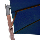 Hanging Garden Parasol with Pole Azure Blue 3x3 m Solid Fir Wood 313779