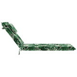 Sunlounger Cushion GEMERT 100% Polyester Leaf Pattern 947537