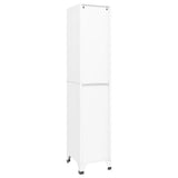 Locker Cabinet White 38x40x180 cm Steel 339792