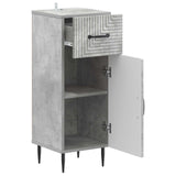 Bathroom Storage Cainet HAARLEM Concrete Grey 30 x 31 x 80 cm 896828