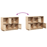 Sideboard 110.5x35x80 cm Solid Wood Pine 814354
