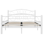 ZNTS 285302 Bed Frame White Metal 120x200 cm