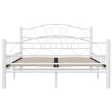 ZNTS 285302 Bed Frame White Metal 120x200 cm